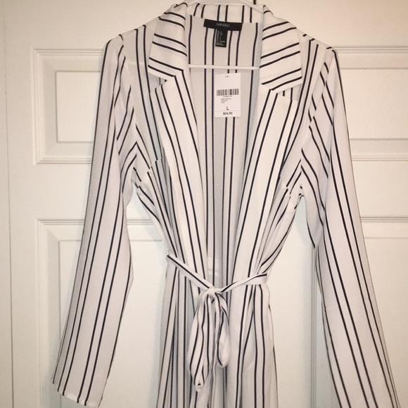 Forever 21 Tops - NEW Forever 21 Tie Kimono Duster-Size Large!